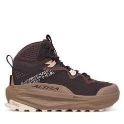 Trekkingi Altra. Brązowe buty trekkingowe Altra, z gore-texu, bez zapięcia. Za 1,099.00 zł.