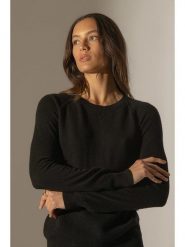 Perfect Cashmere Kaszmirowy sweter "Wilma" w kolorze czarnym rozmiar: L. Czarne swetry Perfect Cashmere, l, bez wzorów, z kaszmiru, bez ramiączek. Za 347.99 zł.