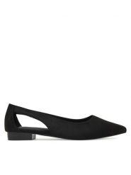 DeeZee Baleriny GAM-001 Czarny. Czarne baleriny DeeZee, bez wzorów, z materiału, bez obcasa, bez zapięcia. Za 99.99 zł.