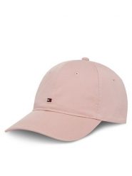 Tommy Hilfiger Czapka z daszkiem Essential Flag Soft Cap AW0AW17131 Różowy. Czerwone czapki z daszkiem Tommy Hilfiger, bez wzorów, z bawełny. Za 119.99 zł.