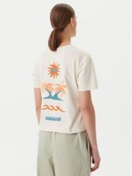 Quiksilver T-Shirt EQWZT03181 Beżowy. Brązowe t-shirty Quiksilver, l, bez wzorów, z bawełny, bez kołnierzyka, bez ramiączek. Za 79.99 zł.