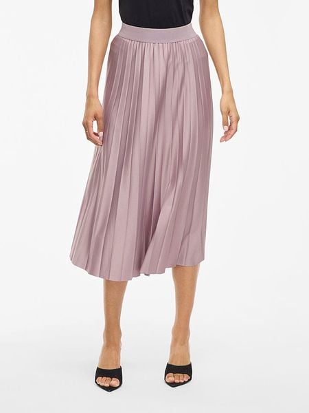 Vila Spódnica "Vinitban" w kolorze szaroróżowym rozmiar: XS. Różowe spódnice Vila, xs, bez wzorów, midi. Za 65.85 zł.