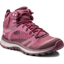 Trekkingi KEEN - Terradora Mid Wp 1018524 Boysenberry/Grape Wine. Fioletowe buty trekkingowe Keen, z materiału, bez zapięcia. W wyprzedaży za 329.00 zł.