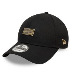 Czapka z daszkiem New Era. Czarne czapki z daszkiem New Era, bez wzorów. Za 89.99 zł.