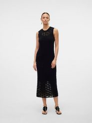 Vero Moda Sukienka w kolorze czarnym rozmiar: S. Czarne sukienki Vero Moda, s, bez wzorów, bez kołnierzyka, bez ramiączek, maxi. Za 83.81 zł.