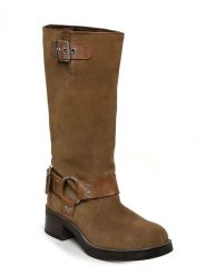 Steve Madden Skórzane kozaki "Beau" w kolorze beżowym rozmiar: 41. Brązowe kozaki Steve Madden, na zimę, bez wzorów, bez obcasa, bez zapięcia. Za 386.63 zł.