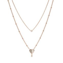 Naszyjnik Fossil. Żółte naszyjniki Fossil, złote. Za 179.99 zł.