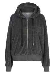Herrlicher Bluza w kolorze antracytowym rozmiar: XL. Czarne bluzy Herrlicher, xl, bez wzorów, bez ramiączek, bez kaptura. Za 172.08 zł.