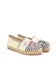 Calceo Espadryle w kolorze kremowo-granatowym rozmiar: 38. Brązowe espadryle Calceo, bez wzorów, bez obcasa. Za 172.08 zł.