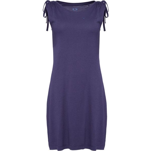 Sukienka LOAP Asanura bez rękawów niebieska XS. Niebieskie sukienki Lolë, xs, bez wzorów, z bawełny, klasyczne, bez kołnierzyka, bez ramiączek, sportowe. Za 153.99 zł.