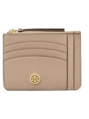 Tory Burch Skórzany portfel w kolorze beżowym - 11,5 x 8,5 cm rozmiar: onesize. Brązowe portfele Tory Burch, bez wzorów, z materiału. Za 571.03 zł.
