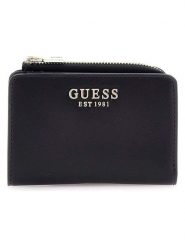 Guess Portfel "Jane" w kolorze czarnym rozmiar: onesize. Czarne portfele Guess, z aplikacjami, z materiału. Za 173.99 zł.