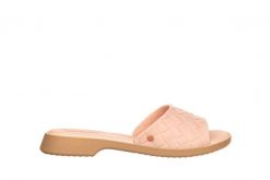 Klapki Azaleia Simone Comfy Flat Rast Nude Beige 198018, Róż/Beż, Tworzywo. Czarne klapki Azaleia, bez wzorów, z materiału, bez obcasa, bez zapięcia. W wyprzedaży za 49.00 zł.