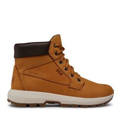 Trapery Helly Hansen. Żółte traperki Helly Hansen, bez wzorów, bez obcasa, bez zapięcia. Za 599.99 zł.