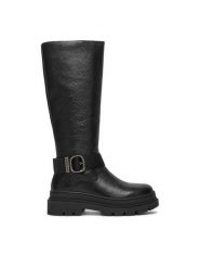 G-Star Raw Kozaki CEO-WI45-VR-3400-01 Czarny. Czarne kozaki G-Star Raw, bez wzorów, ze skóry, retro, bez obcasa, na płaskiej podeszwie, bez zapięcia. Za 599.99 zł.