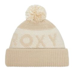 Czapka Roxy. Brązowe czapki zimowe Roxy, bez wzorów. Za 69.99 zł.