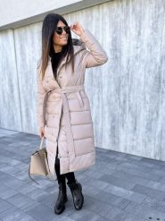 Kurtka Alpines Beige. Brązowe kurtki ClothStore, l, bez wzorów, bez kaptura. W wyprzedaży za 311.20 zł.