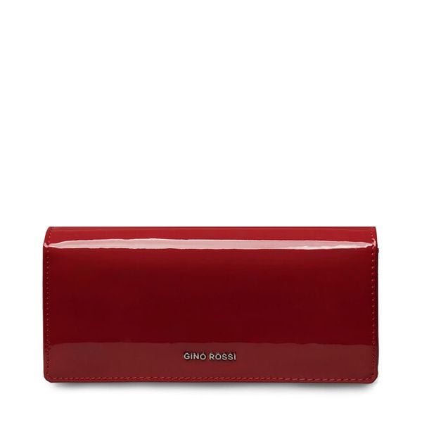 Portfel GINO ROSSI. Czerwone portfele Gino Rossi, bez wzorów. Za 199.99 zł.