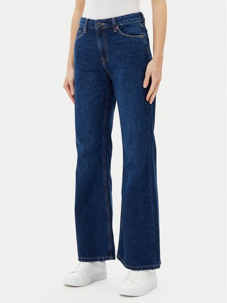 Pepe Jeans Jeansy PL204734 Niebieski Flare Fit. Niebieskie jeansy Pepe Jeans, bez wzorów, z bawełny. Za 249.99 zł.