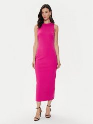 Ted Baker Sukienka koktajlowa Esthaa 274408 Różowy Slim Fit. Czerwone sukienki Ted Baker, bez wzorów, z syntetyku, wizytowe, bez kołnierzyka, bez ramiączek. Za 379.99 zł.