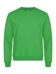Clique Basic Roundneck uniseks bluza z okrągłym dekoltem, materiał anti-pilling. Zielone bluzy CLIQUE, xl, bez wzorów, z bawełny, bez kaptura. Za 149.58 zł.