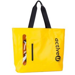 Torba turystyczna wodoodporna Activeu BBAG. Żółte torby sportowe ACTIVEU, bez wzorów, z materiału, na ramię, duże. Za 94.00 zł.