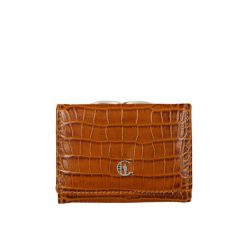 Mały portfel damski Canaletto z naturalnej skóry tłoczonej na wzór krokodyla z RFID – elegancja i bezpieczeństwo PD2000s262. Portfele bez wzorów, ze skóry. Za 156.00 zł.