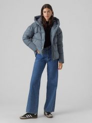 Vero Moda Kurtka pikowana w kolorze błękitnym rozmiar: M. Niebieskie kurtki Vero Moda, m, bez wzorów, bez kaptura. Za 125.25 zł.