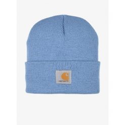 Czapka zimowa Carhartt Watch Hat - skystone. Niebieskie czapki zimowe Carhartt, bez wzorów, sportowe. Za 69.99 zł.