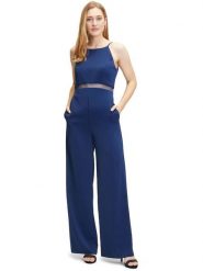 Vera Mont Kombinezon w kolorze niebieskim rozmiar: 40. Niebieskie kombinezony Vera Mont, bez wzorów, bez kołnierzyka, bez ramiączek. Za 148.96 zł.