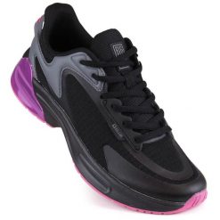 Buty sportowe damskie sneakersy czarne Big Star LL274335. Czarne buty sportowe lifestyle BIG STAR, bez wzorów, z materiału, retro, bez zapięcia. Za 88.00 zł.