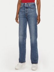 Levi's® Jeansy Ribcage 79078-0007 Niebieski Straight Fit. Niebieskie jeansy s, bez wzorów, z bawełny. Za 459.99 zł.