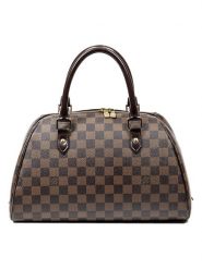 Louis Vuitton Torebka w kolorze brązowym - 32,5 x 19,5 x 19 cm rozmiar: onesize. Brązowe torebki klasyczne Louis Vuitton, bez wzorów, z materiału, bez dodatków. Za 4,384.54 zł.