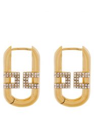 Elisabetta Franchi Kolczyki OR-20A-52E2-V200 Złoty. Żółte kolczyki Elisabetta Franchi, metalowe. Za 859.99 zł.