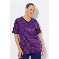 Damskie Koszulka funkcjonalna. Czerwone t-shirty sportowe Ulla Popken, plus size, bez wzorów, z materiału, bez ramiączek. Za 199.99 zł.
