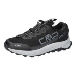 Buty damskie CMP PHELYX WP sportowe turystyczne wodoodporne Clima Protect. Czarne buty treningowe CMP, bez wzorów, z gumy, bez zapięcia, outdoorowe. Za 352.95 zł.