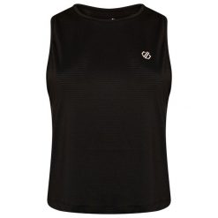 Damska Koszulka Mediate. Czarne t-shirty sportowe Dare 2b, l, bez wzorów, bez ramiączek, na jogę i pilates. Za 41.99 zł.