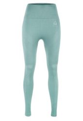 Legginsy fitness damskie Beshaped Femme Force bezszwowe. Niebieskie legginsy BESHAPED, z aplikacjami, z dzianiny. Za 143.20 zł.