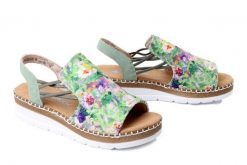 RIEKER V1241-92 multi, sandały damskie. Sandały Rieker, bez wzorów, bez obcasa, bez zapięcia. Za 319.90 zł.