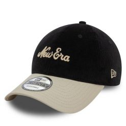 Czapka z daszkiem New Era. Czarne czapki z daszkiem New Era, bez wzorów. Za 89.99 zł.