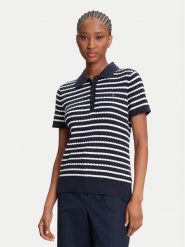 Tommy Hilfiger Sweter Fine WW0WW41474 Granatowy Regular Fit. Niebieskie swetry Tommy Hilfiger, xl, bez wzorów, bez ramiączek. Za 559.99 zł.