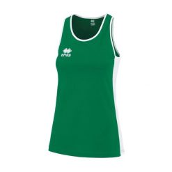 Damski tank top Errea Rachele. Białe topy ERREA, bez wzorów, bez kołnierzyka, bez ramiączek. Za 141.00 zł.