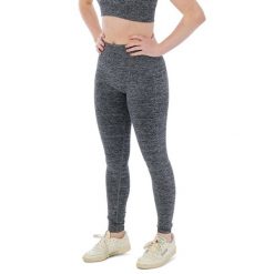 Sportowe legginsy damskie Xtreme Sportswear Antracyt melanż. Brązowe legginsy XTREME SOCKSWEAR, l, bez wzorów, na fitness i siłownię. Za 134.50 zł.