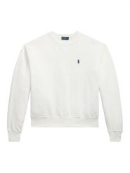 Polo Ralph Lauren Bluza 211978306501 Biały Regular Fit. Białe bluzy Polo Ralph Lauren, m, bez wzorów, z bawełny, bez kaptura. Za 819.99 zł.