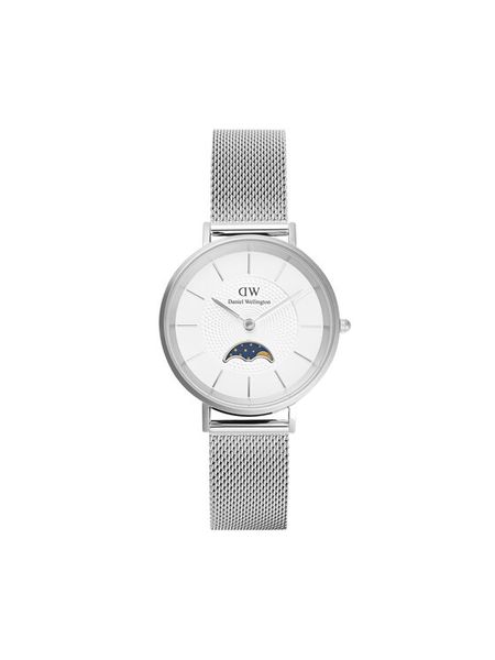 Daniel Wellington Zegarek DW00100772 Srebrny. Szare, analogowe zegarki Daniel Wellington, srebrne. Za 649.99 zł.