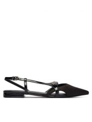 Just Cavalli Baleriny 80RA3S78 ZSE33 Czarny. Czarne baleriny Just Cavalli, bez wzorów, z materiału, bez obcasa, bez zapięcia. Za 799.99 zł.