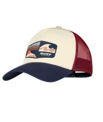 Czapka z daszkiem Buff Trucker. Czerwone czapki z daszkiem Buff, bez wzorów, z bawełny. Za 104.99 zł.