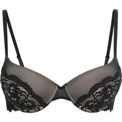 Biustonosz usztywniany bonprix czarno-cielisty. Biustonosze marki bonprix. Za 24.99 zł.