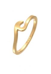 Elli Damskie fale Basic Trend w srebrze 925 Sterling Silver Pierścionki 1 ct. Szare pierścionki Elli, srebrne. Za 248.99 zł.