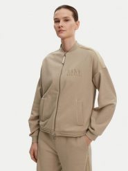 Max Mara Leisure Bluza 2516921017650 Zielony Regular Fit. Zielone bluzy Max Mara Leisure, xs, bez wzorów, z bawełny, bez kaptura. Za 599.99 zł.